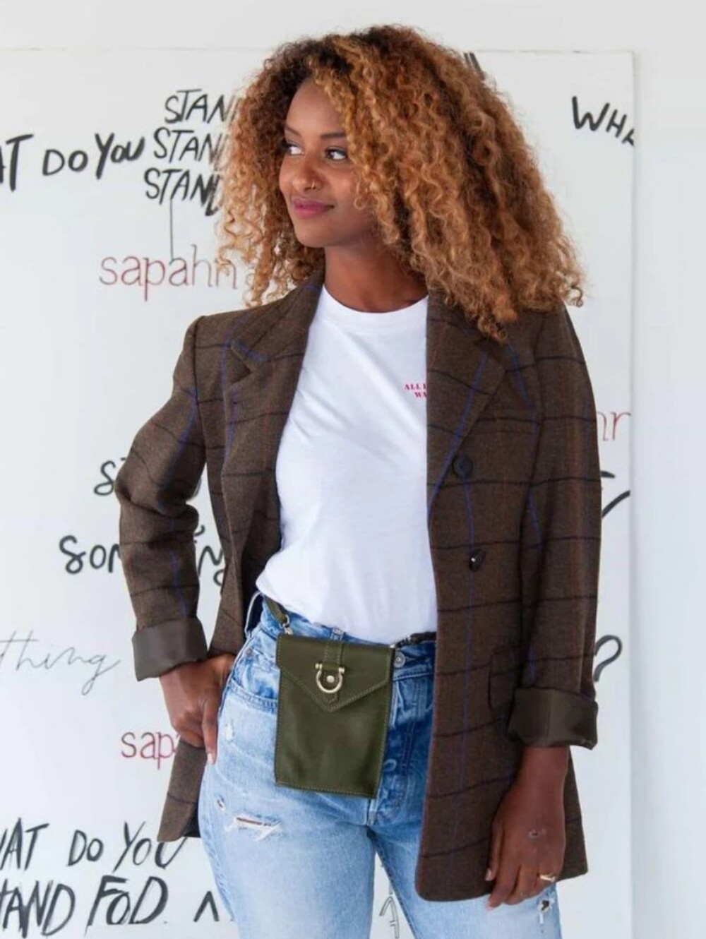 SAPAHN Convertible Belt Bag Crossbody Waist Hip Stadium Stadium Venue Wallet